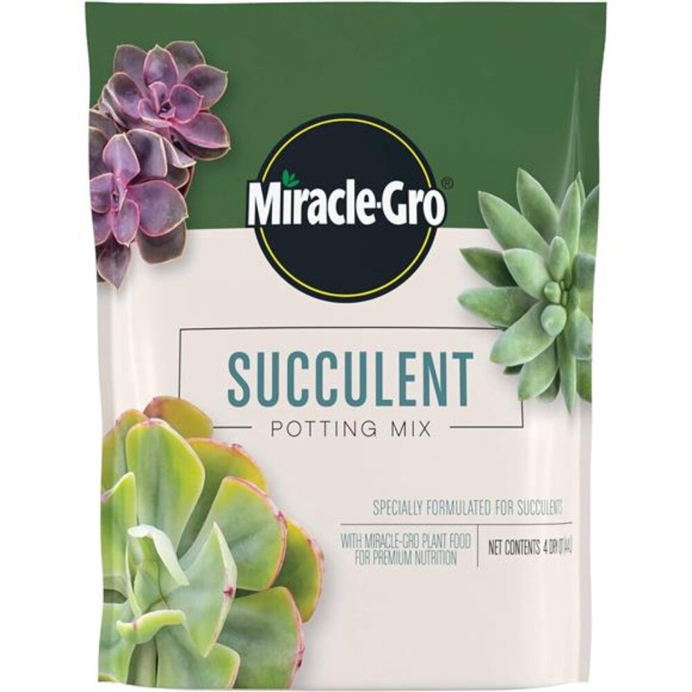 Miracle-Gro Succulent Potting Mix, For Indoor Succulents, Aloe Vera and More